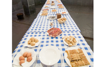 Platos típicos de una espicha asturiana